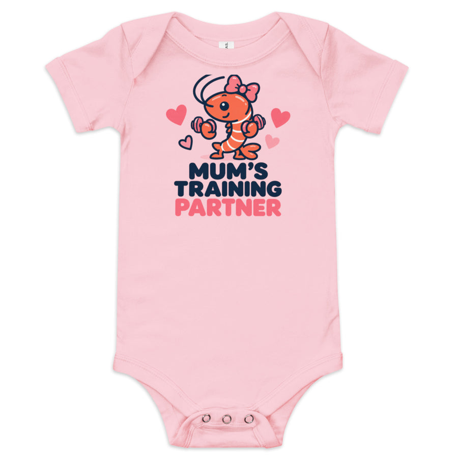 Mum’s Training Partner Baby Bodysuit | Baby Shrimp