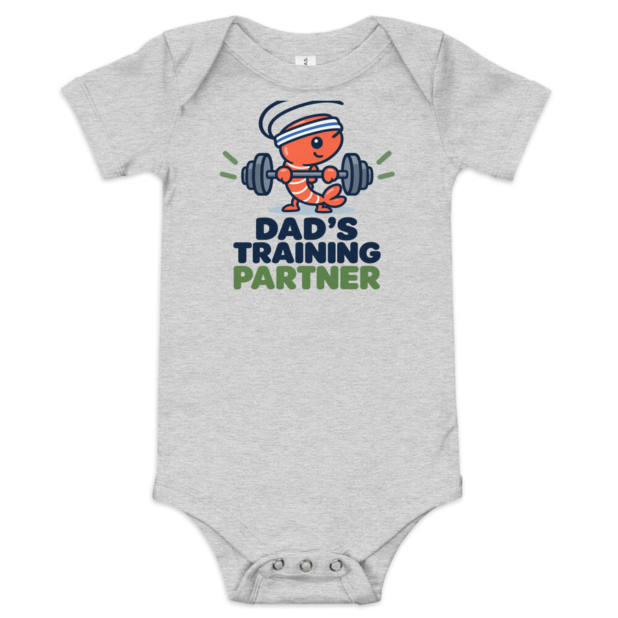 Dad’s Training Partner Baby Bodysuit | Baby Shrimp